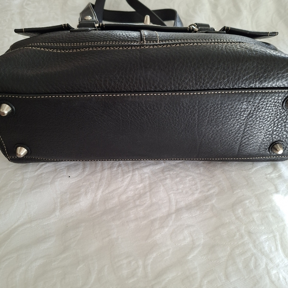 Coach Hamilton Satchel Bag Black - Picture 5 of 10